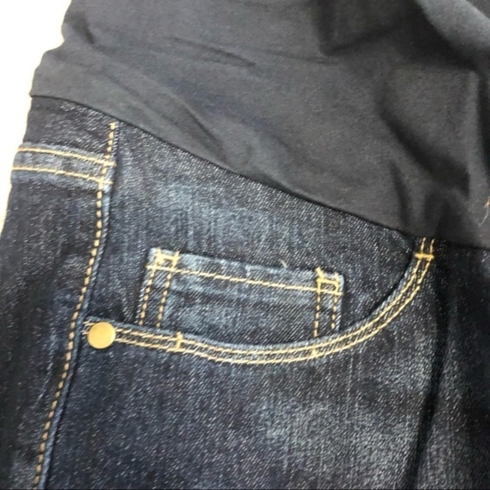Motherhood Maternity PXL 16-18 Mid‎ Belly Flare Jeans - Picture 2 of 8